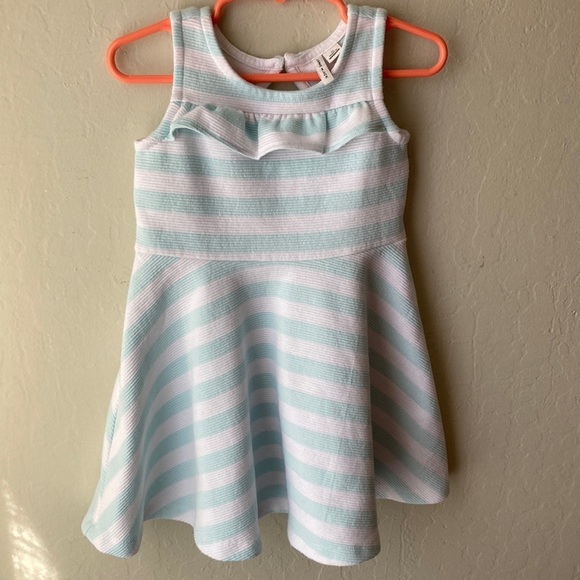 Janie and Jack Striped sleeveless dress with cutout Girls Size 2T - Picture 1 of 2